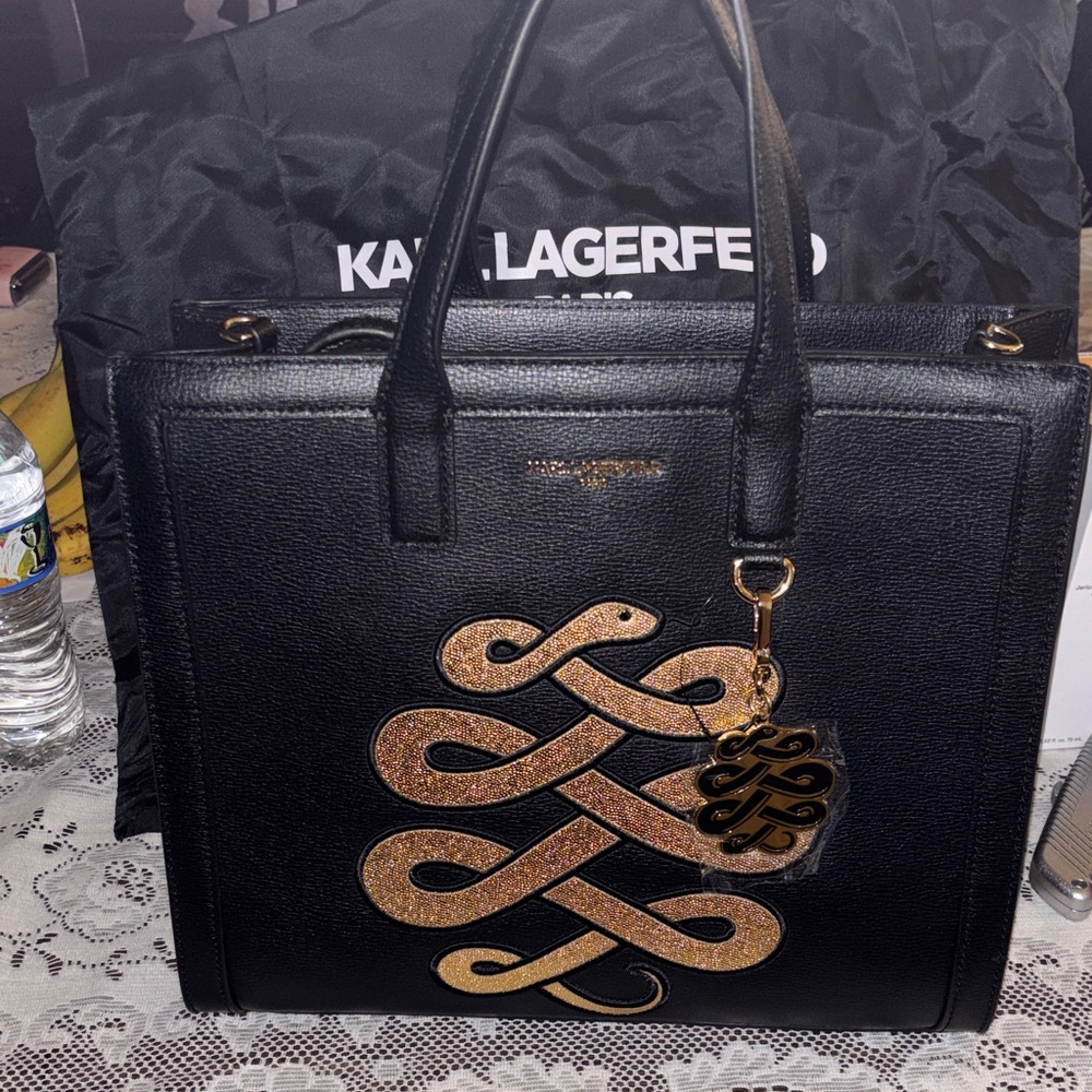 Karl Lagerfeld 🆕 Paris Lunar New Year Nouveau Tote year of the snake crossbody